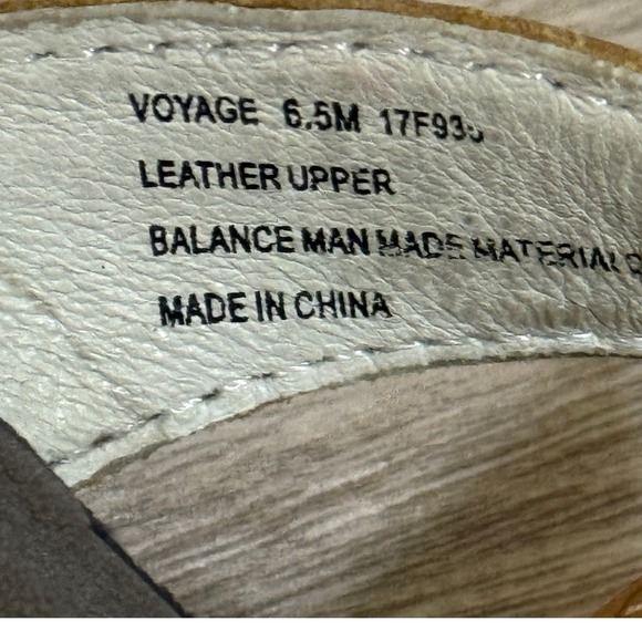 OTBT Sandals Women 6.5 Dove Gray Voyage‎ Flat Leather Woven Ankle Strap Festival - Picture 7 of 8